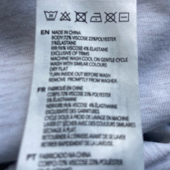 Varley Betsey Sweat Double Soft Sweatshirt Mock Neck Waist Tie Lounge Cozy Sz XL - Picture 11 of 13